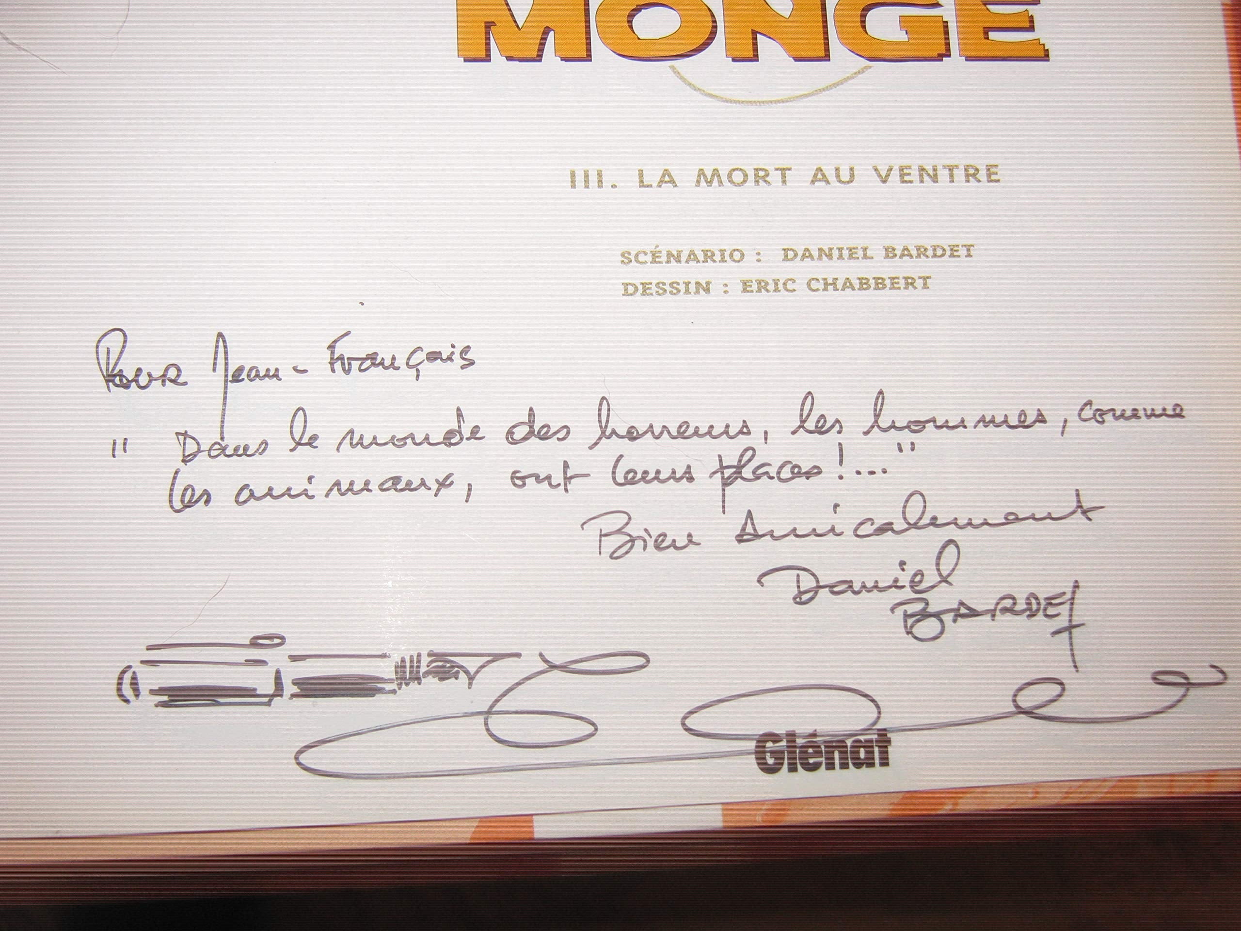 Docteur Monge Tome 3 : La mort au ventre Books