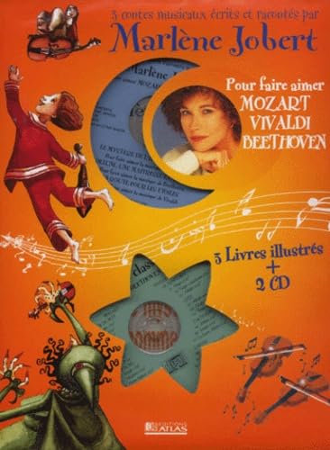 Les Contes Musicaux De Marlene Jobert: 3 Contes Musicaux Pour Faire Aimer Mozart, Vivaldi, Beethoven (Coffret) Arts & Music