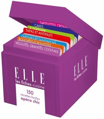 Elle - Les fiches-cuisine: 150 recettes apéro chic Books