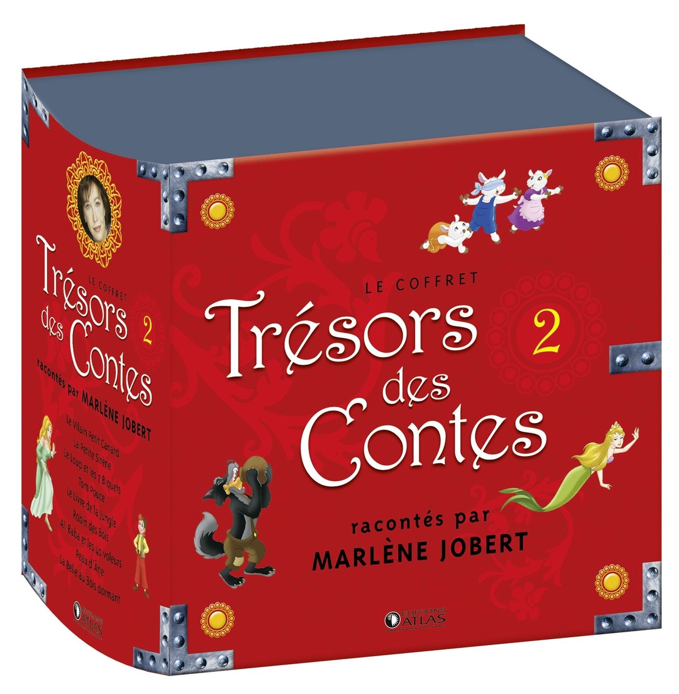 Coffret Trésors des contes 2: racontés par Marlène Jobert book