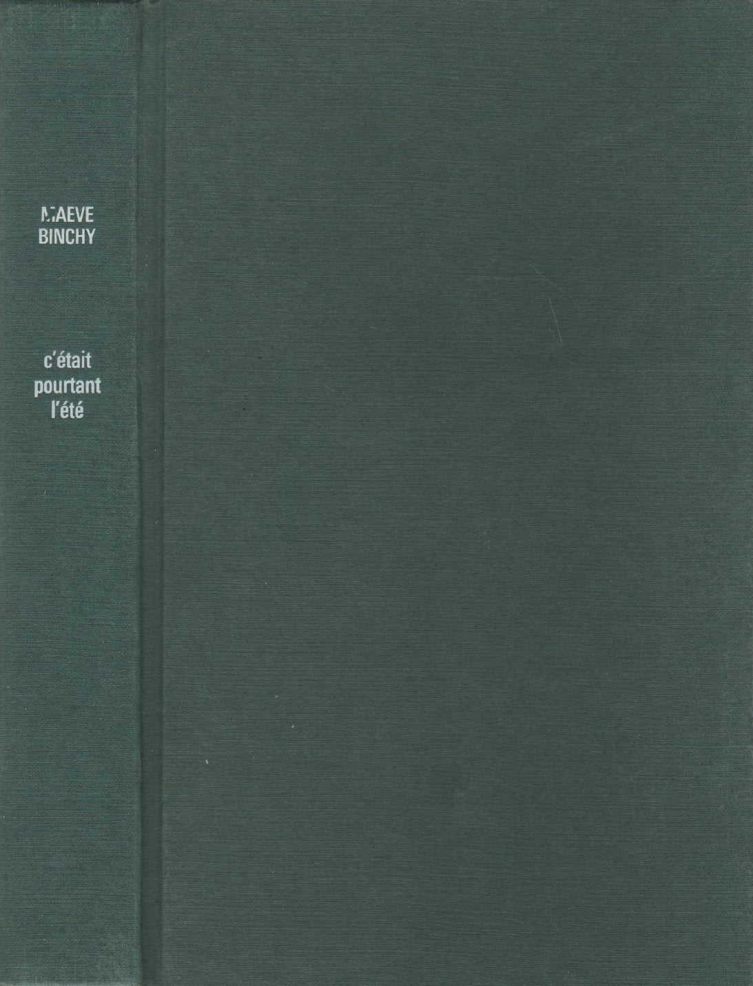 C'était pourtant l'été Books