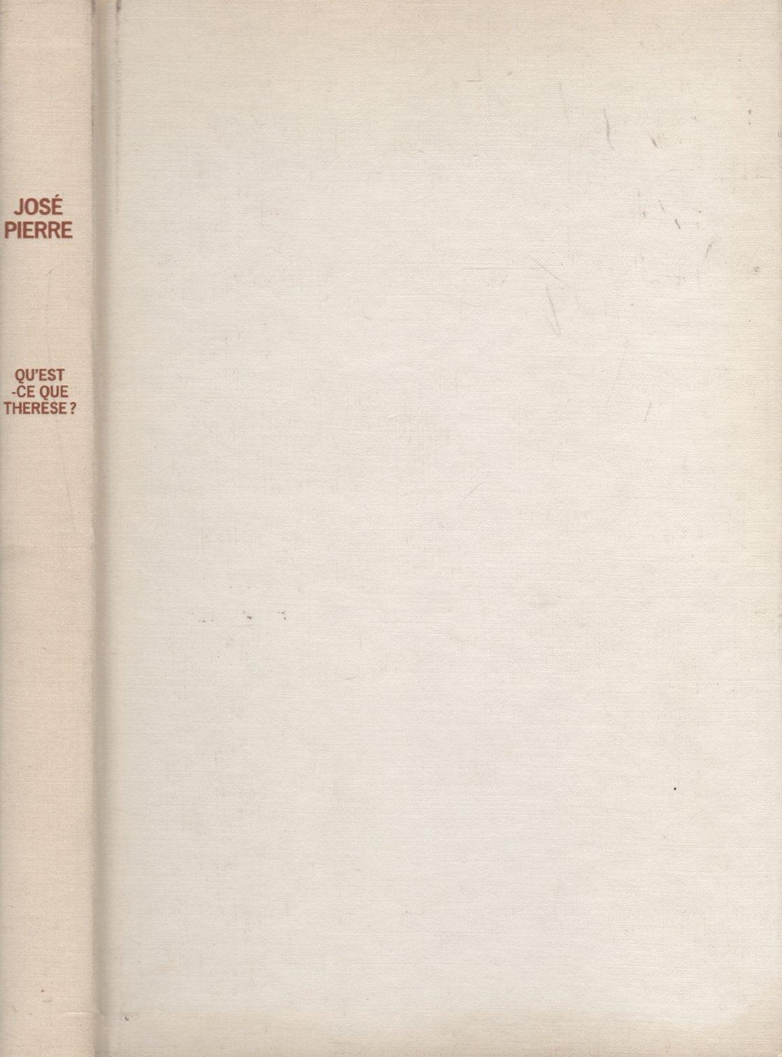 Qu'est-ce que Thérèse ? C'est les marronniers en fleurs book