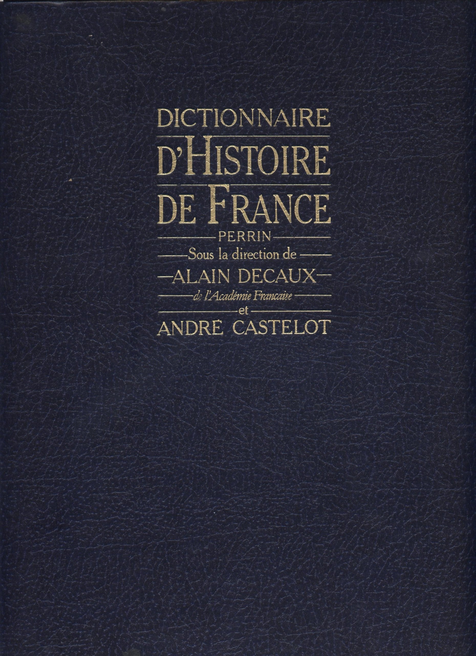 Dictionnaire d'histoire de France Perrin book