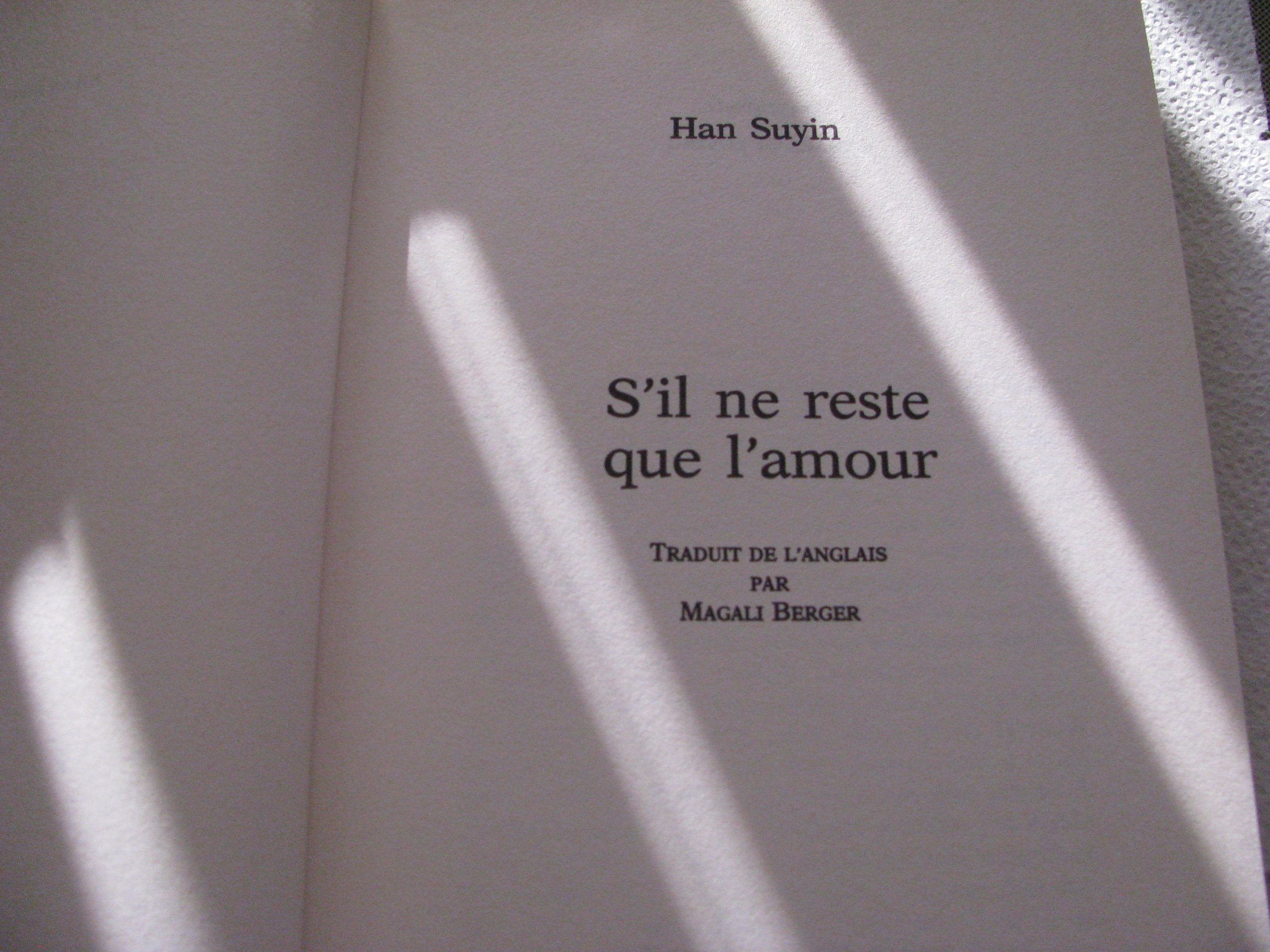 S'il Ne Reste Que L'Amour book