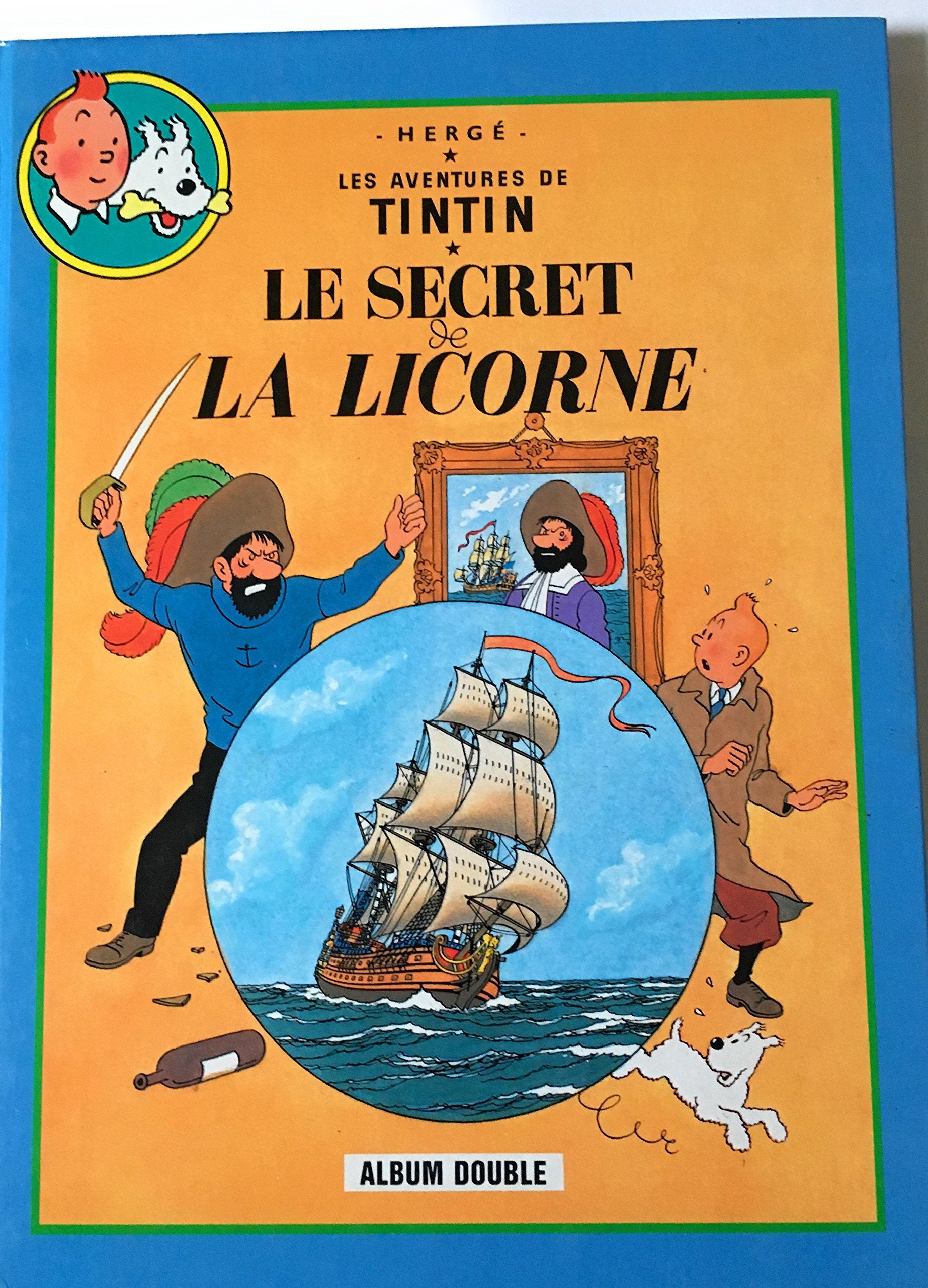 Tintin Le secret de la licorne suivi de Le Trésor de Rackham le Rouge Books
