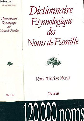 Dictionnaire étymologique des noms de famille Books