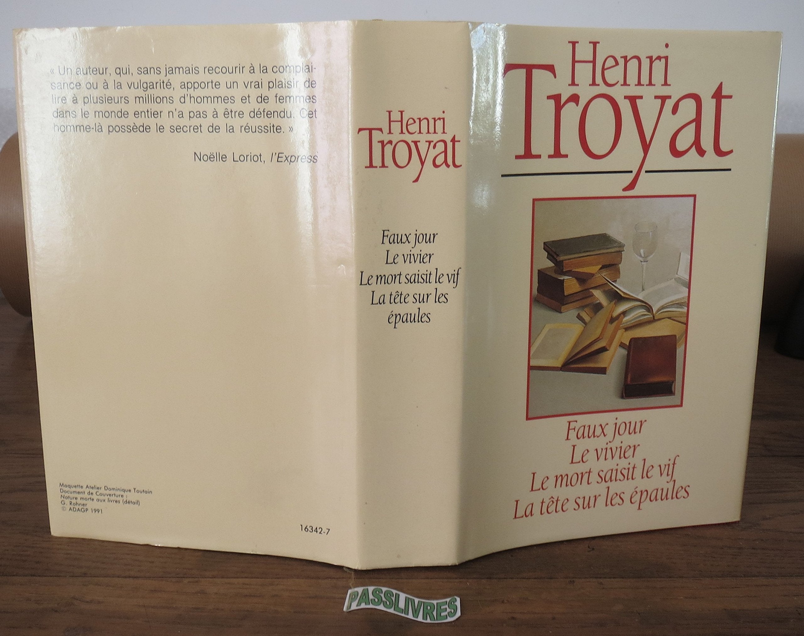 Faux jour - Le Vivier - Le mort saisit le vif - La tête sur les épaules Books