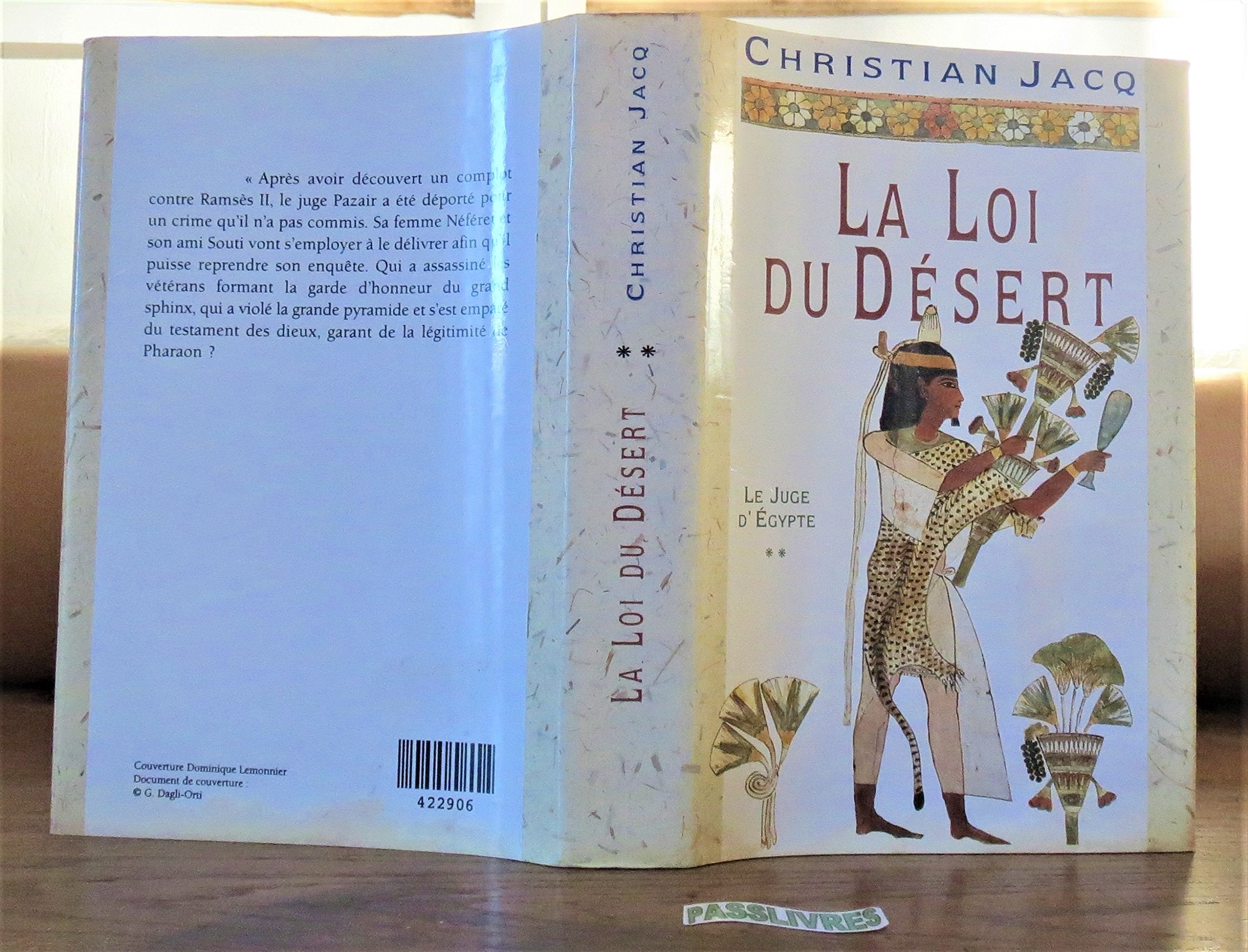 La loi du désert tome 2, le juge d'Egypte Books