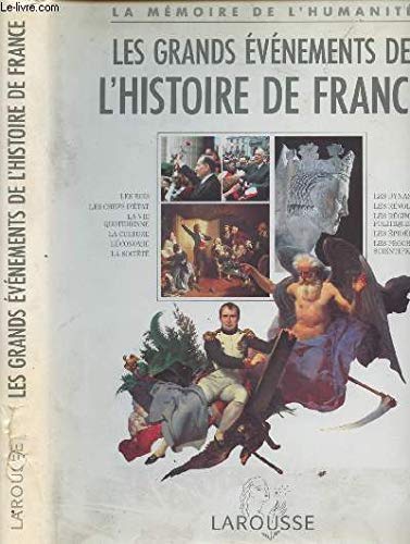 Les grands événements de l'histoire de France Books