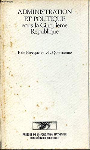 Administration et politique sous la Ve République Books