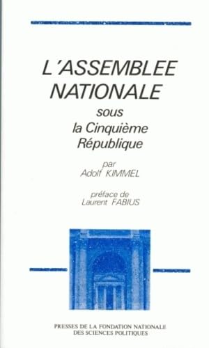 L'Assemblée nationale sous la cinquième République book