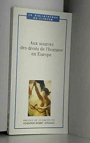 Europe et droits de l'homme book