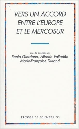 Vers un accord entre l'Europe et le Mercosur book