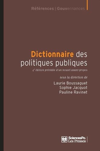 Dictionnaire des politiques publiques book