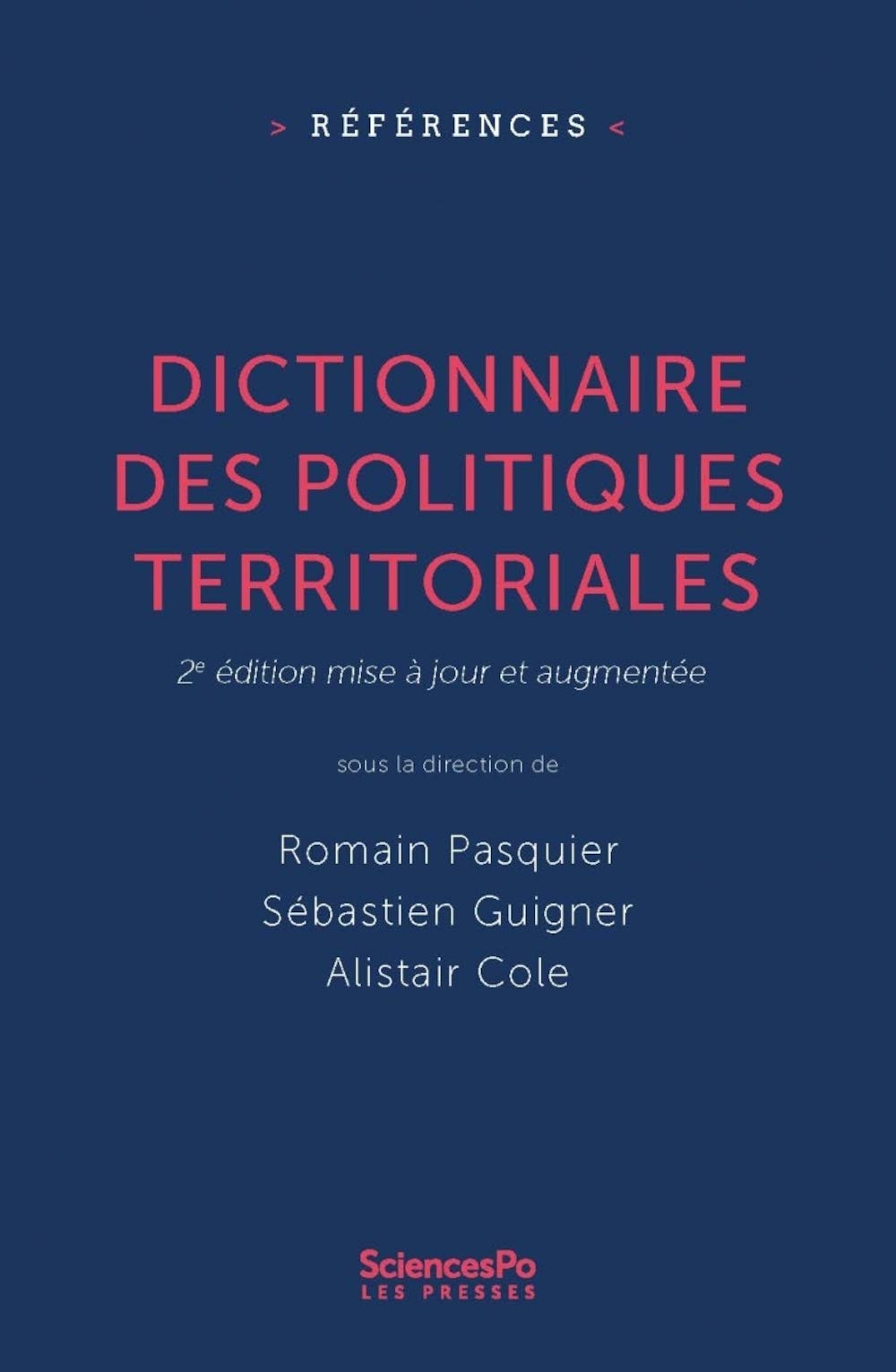 Dictionnaire des politiques territoriales: 2e édition mise à jour et augmentée book