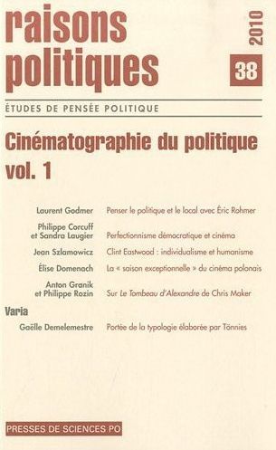 Raisons politiques, n° 38. Cinéma et politique Books