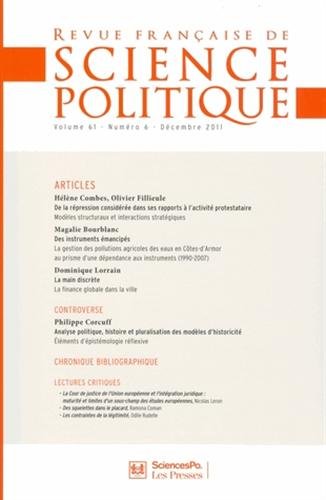 Revue française de science politique, n° 61 book