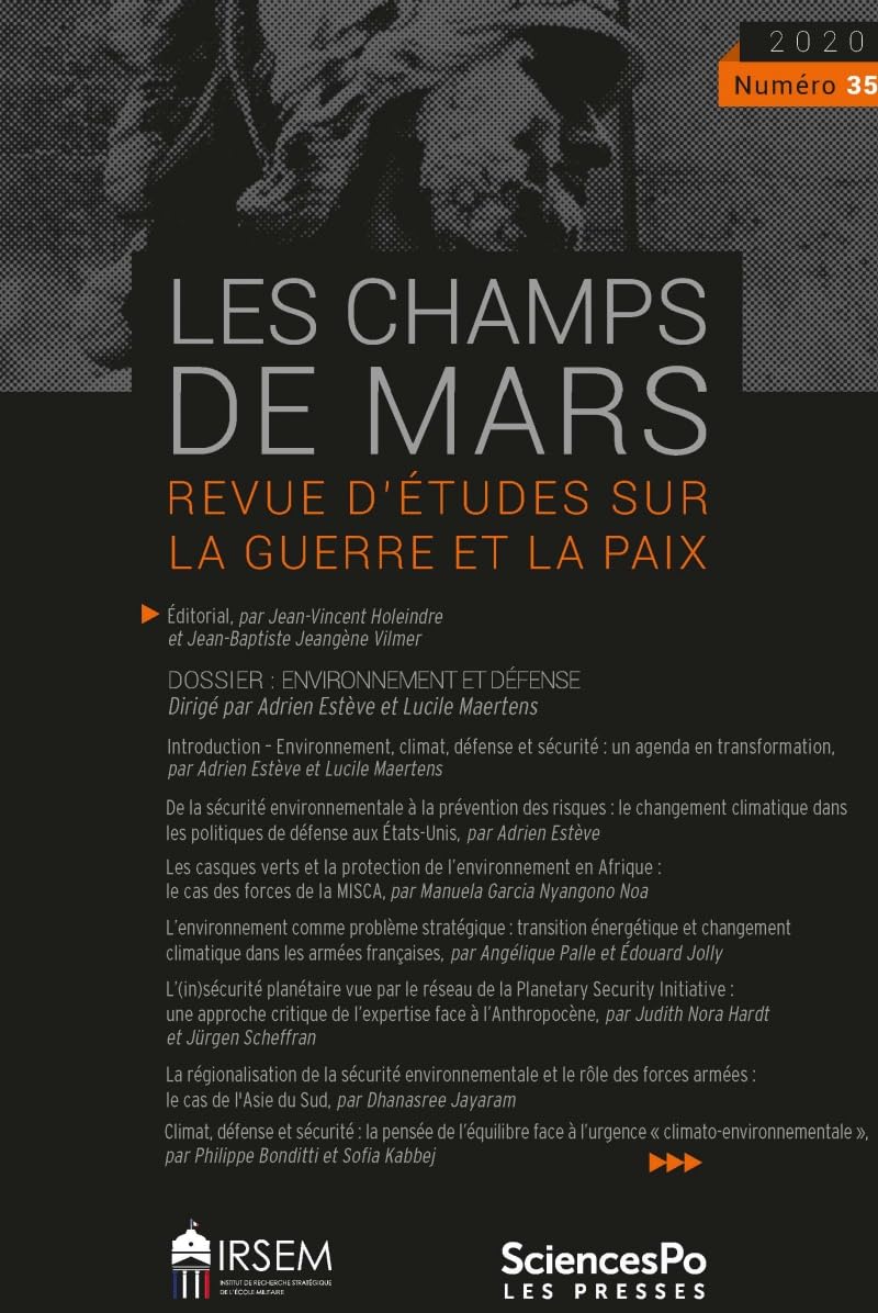 Les Champs de Mars 35: Environnement et défense book