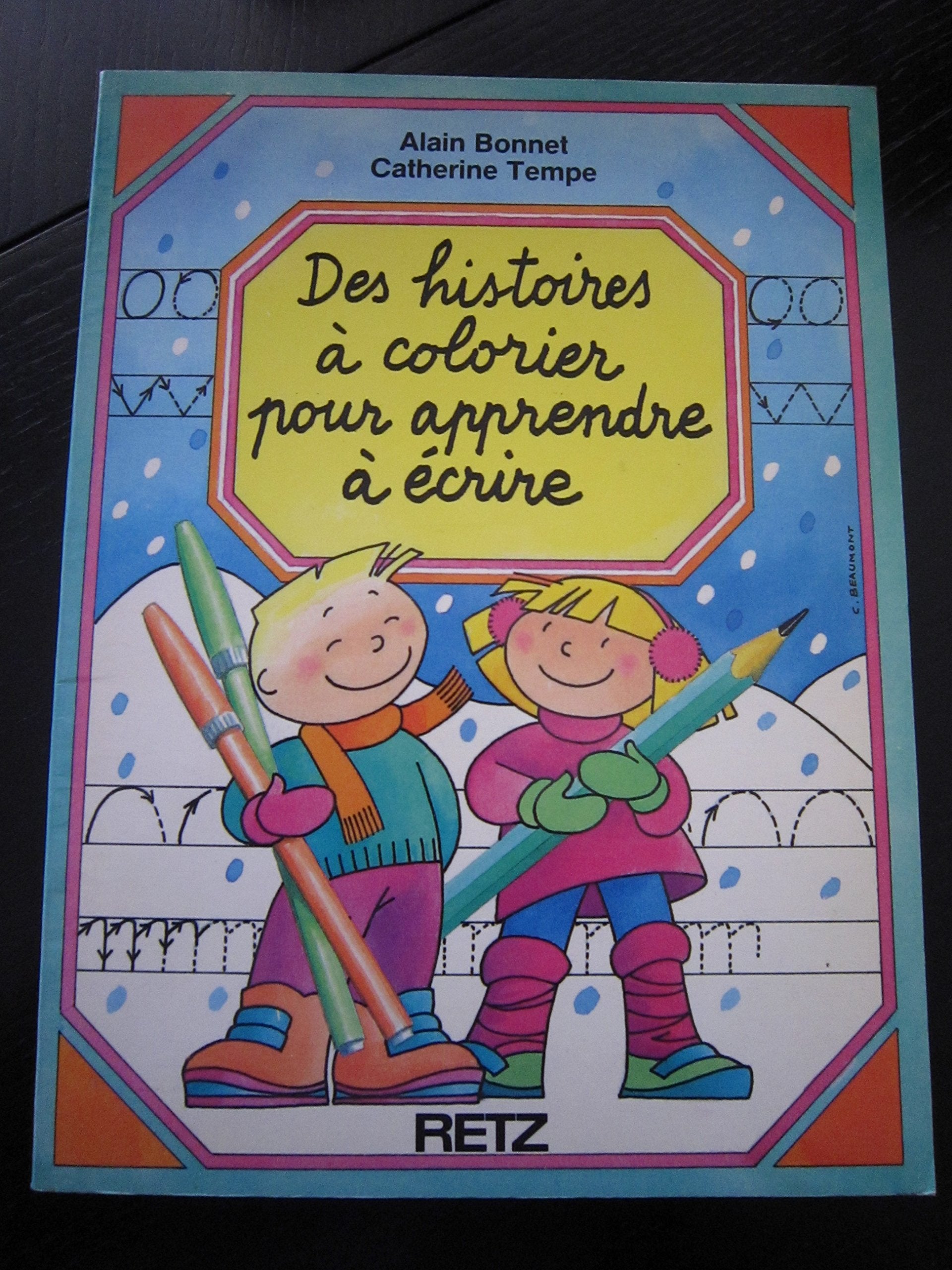 Histoires à colorier pour apprendre à écrire Books