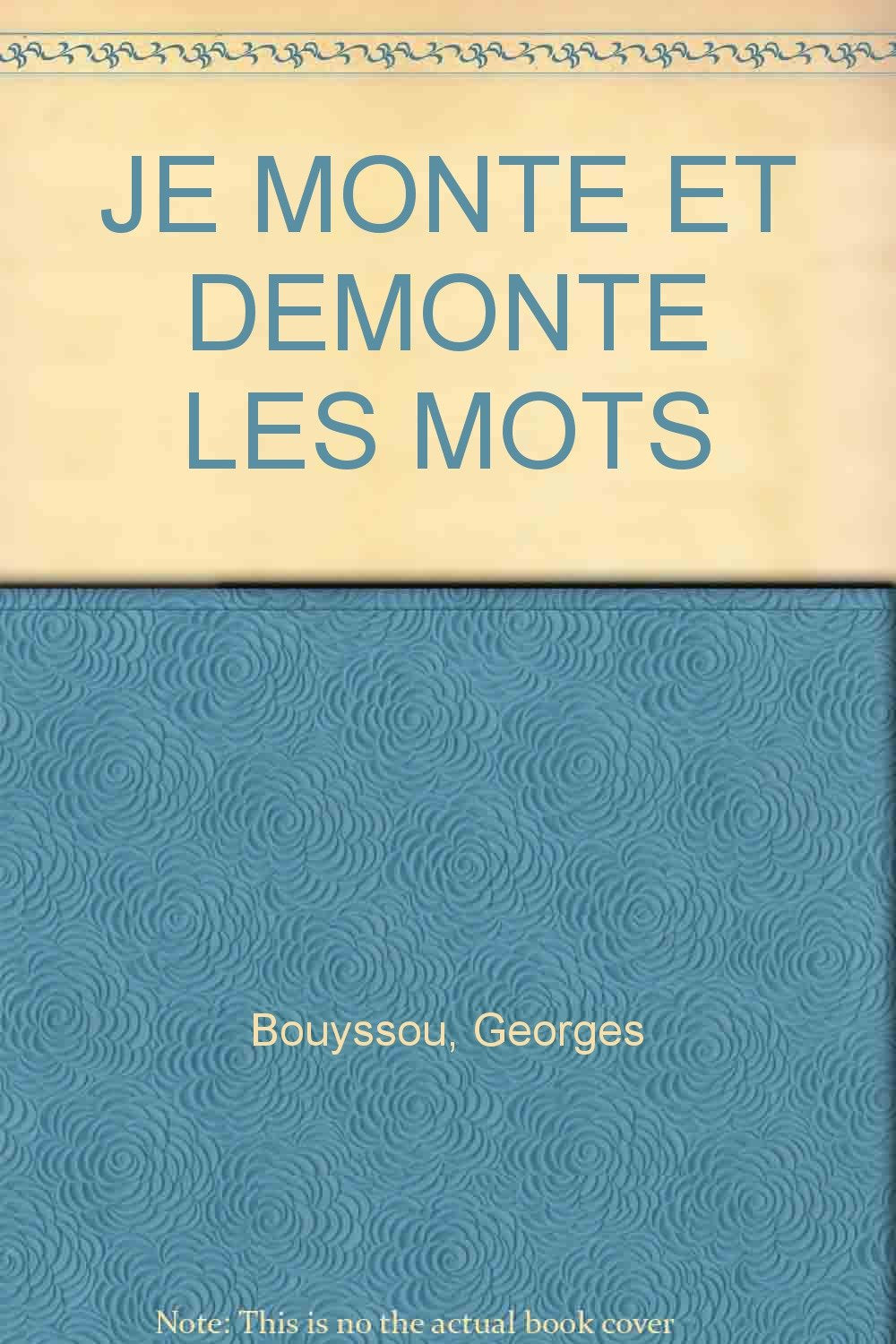 Je monte et je démonte les mots book