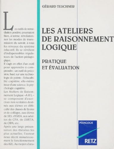 LES ATELIERS DE RAISONNEMENT LOGIQUE. Pratique et évaluation book