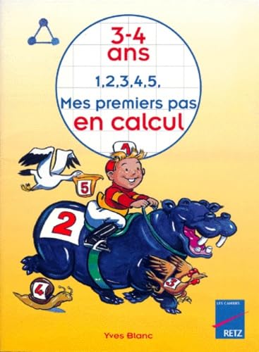 1,2,3,4,5, mes premiers pas en calcul, 3-4 ans book