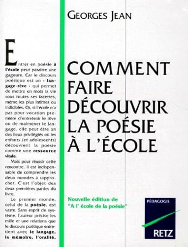 Comment faire découvrir la poésie à l'école book