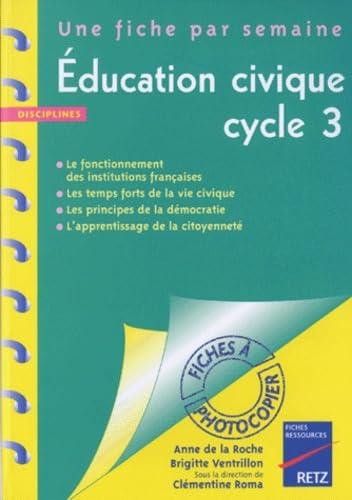 EDUCATION CIVIQUE.: Fiches à photocopier book