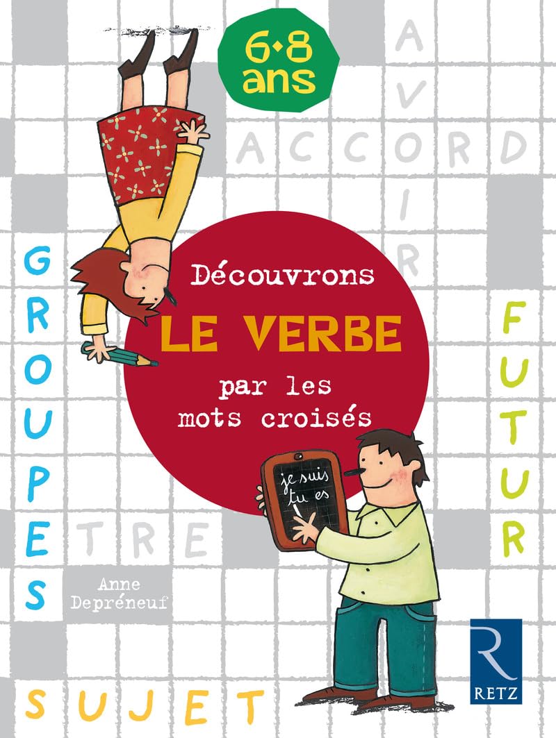 Découvrons le verbe par les mots croisés book