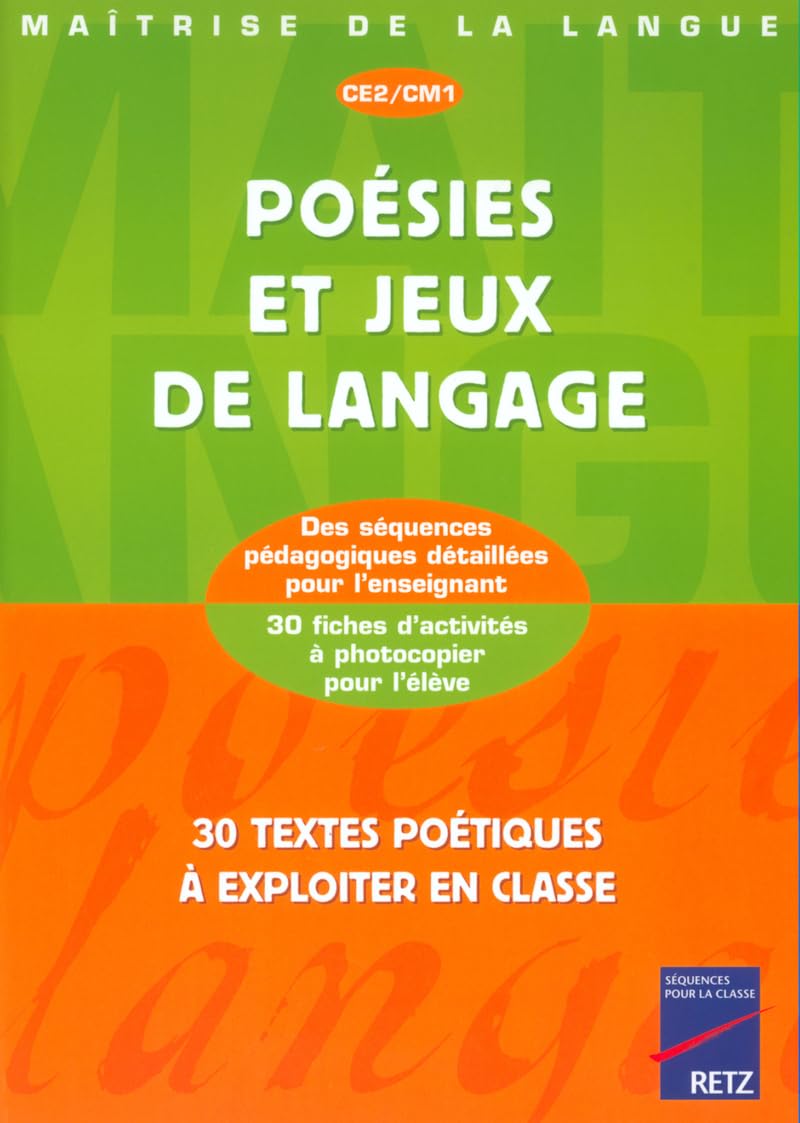 Poésies et Jeux de langage, CE2, CM1 book