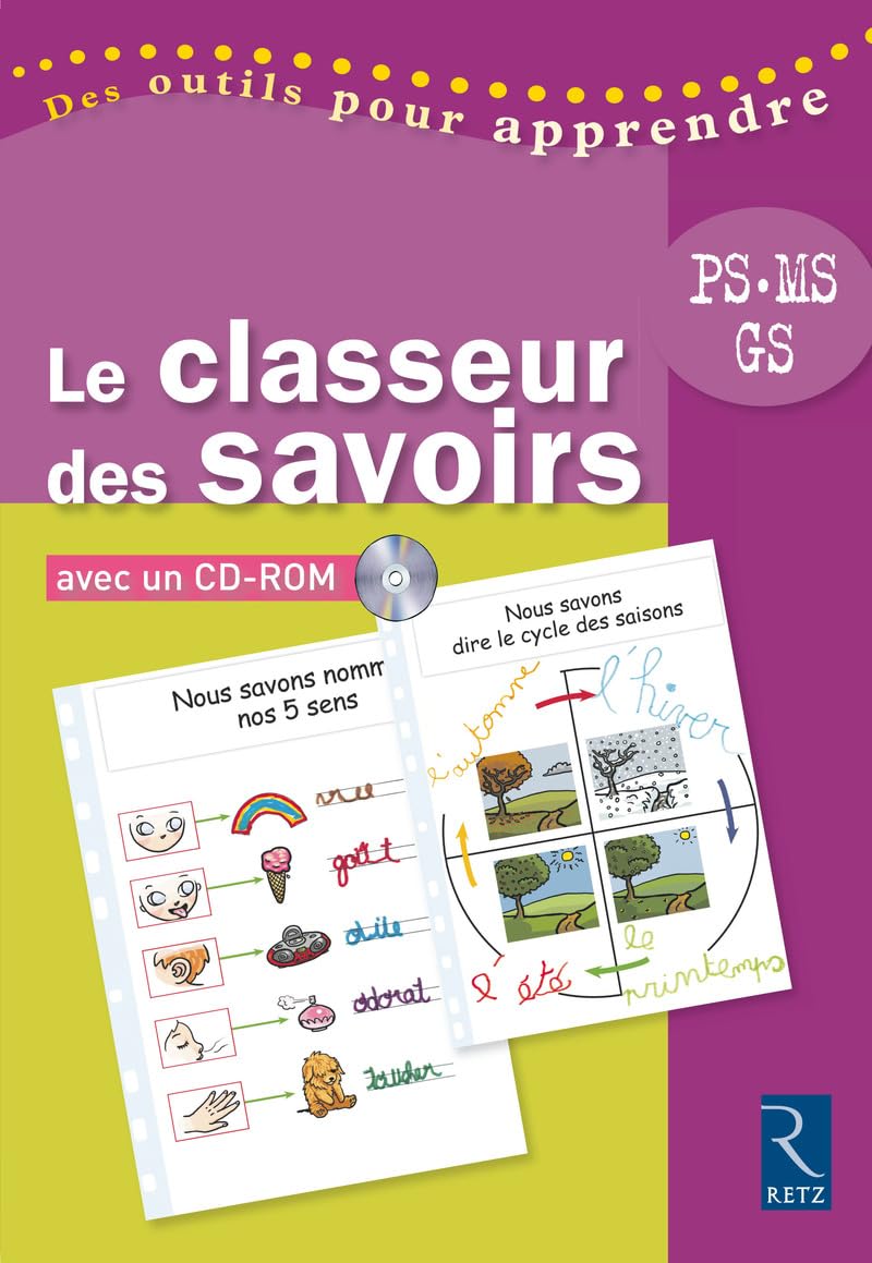 Le classeur des savoirs PS, MS, GS Books