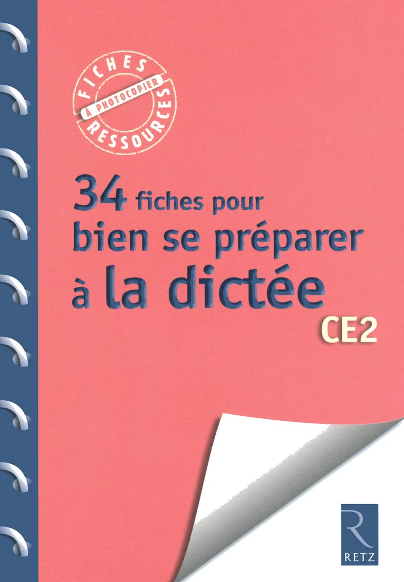 34 fiches pour bien se préparer à la dictée Learning & Reference