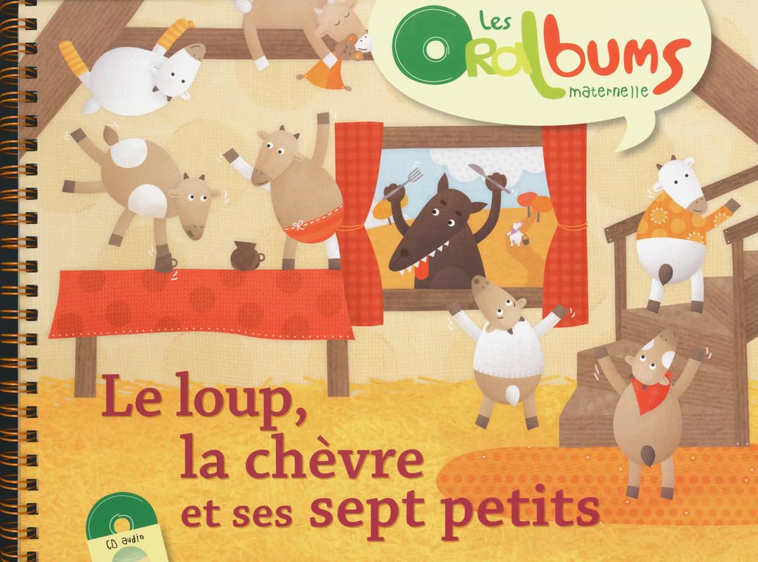 Le loup, la chèvre et ses sept petits (+ CD audio) cd