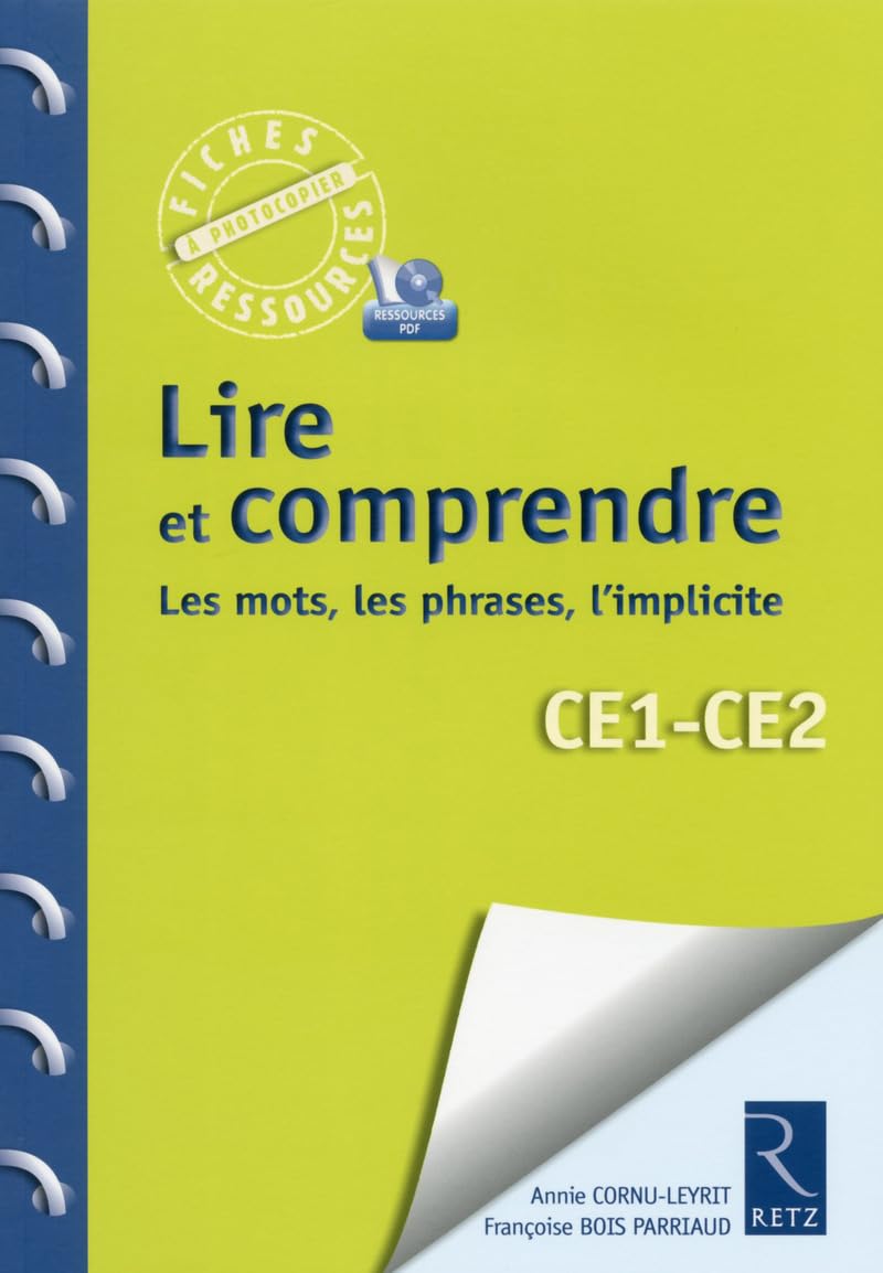 Lire et comprendre CE1-CE2: Les mots, les phrases, l'implicite Books