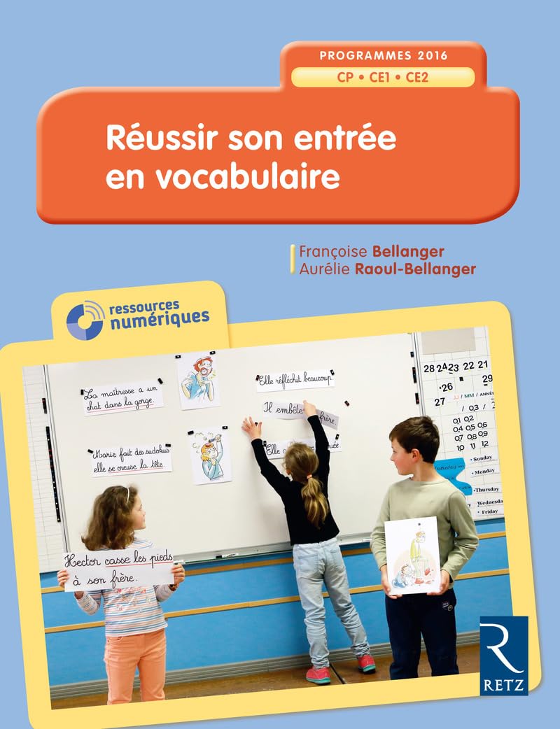 Réussir son entrée en vocabulaire CP-CE1-CE2 Books