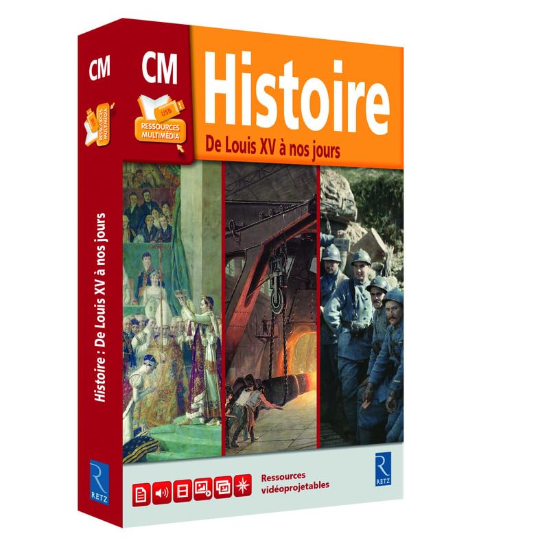 Clé USB Histoire CM - de Louis XV à nos jours book
