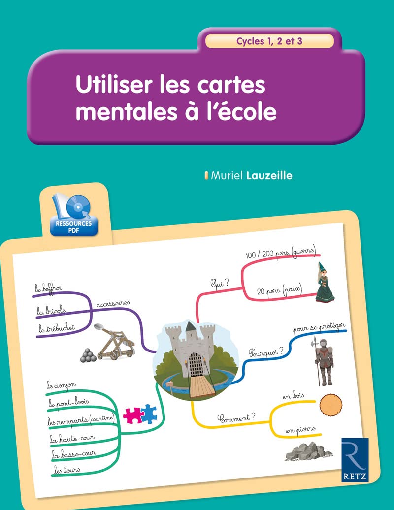 Utiliser les cartes mentales à l'école + CD: Cycles 1, 2 et 3 Education & Training