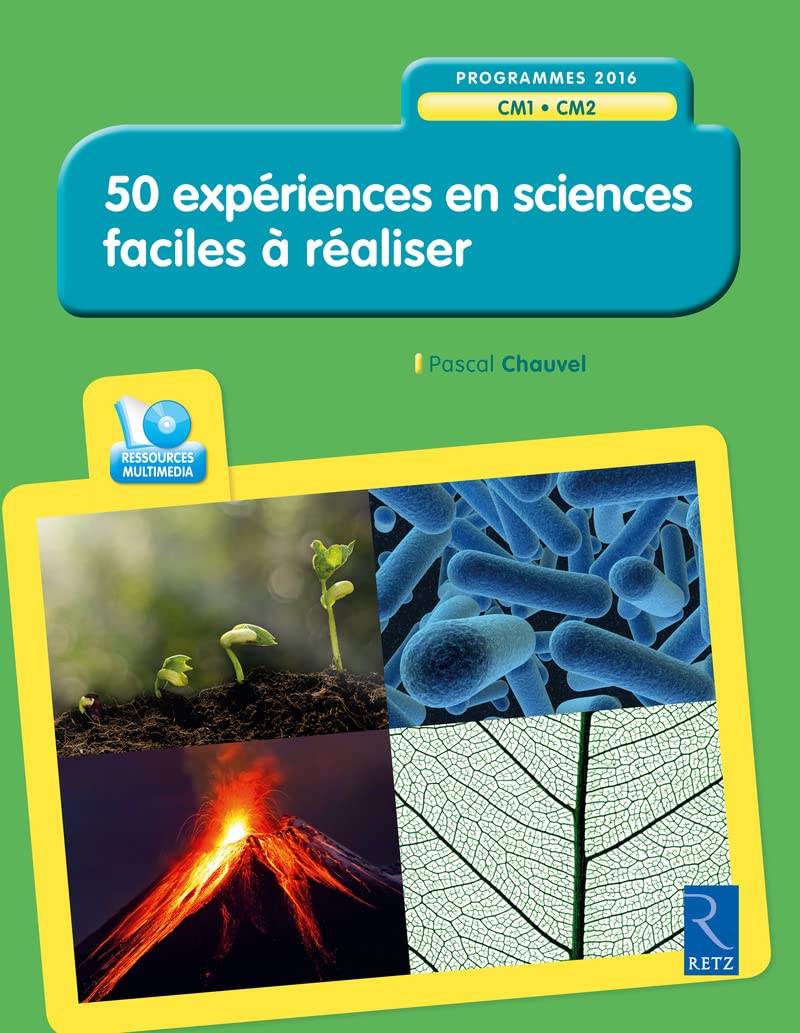Product Image: 50 expériences en sciences faciles à réaliser (+CD-Rom): CM1 - CM2