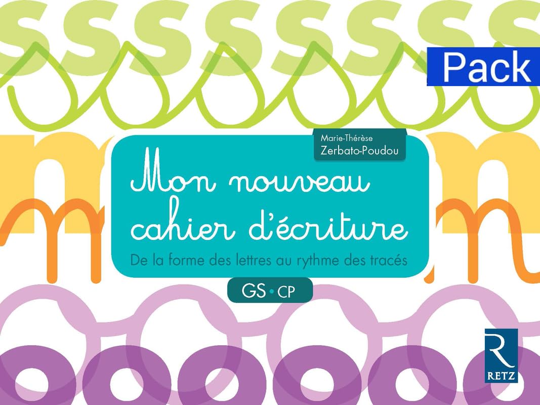 Mon nouveau cahier d'écriture - GS-CP (pack de 6 ex) book