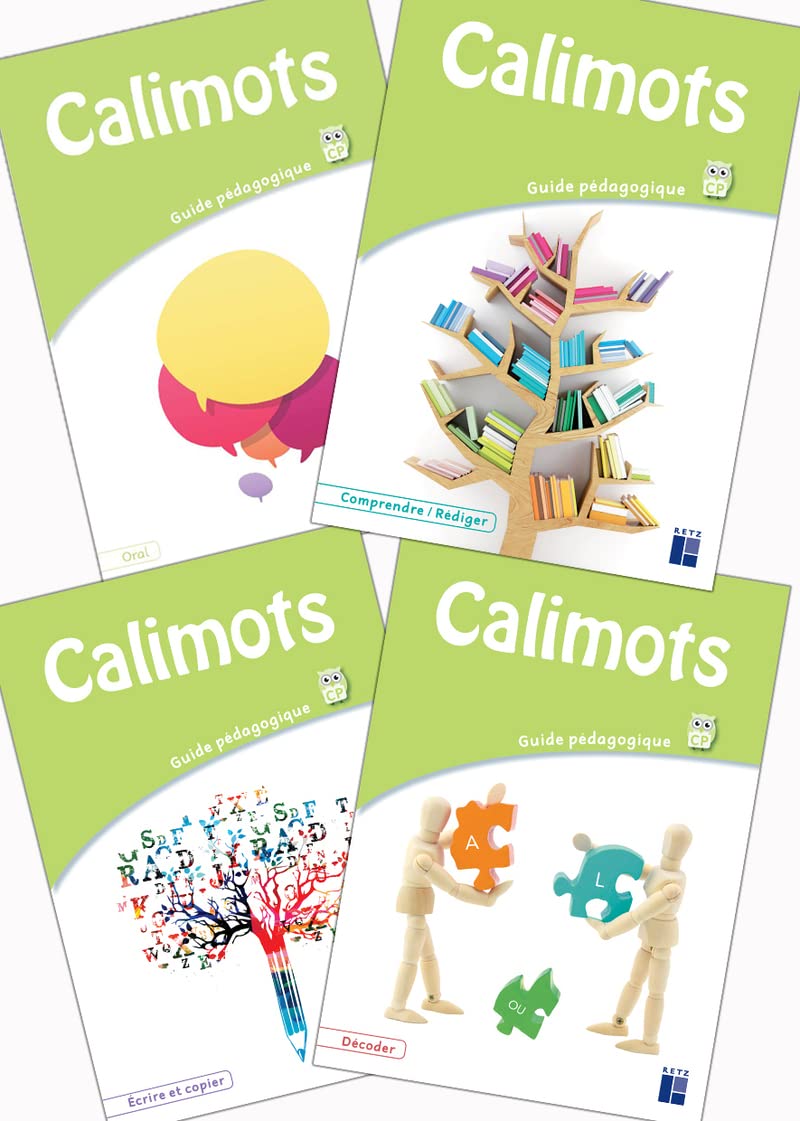 Pack Calimots CP - Guide pédagogique (en 4 fascicules): Guide pédagogique 4 volumes : Comprendre/Rédiger ; Ecrire et copier ; Décoder ; S'exprimer à l'oral Education & Training