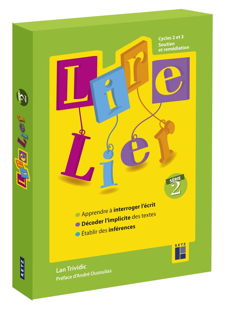 Lire et lier Série 2 Cycles 2 et 3 - Soutien et remédiation Education & Training