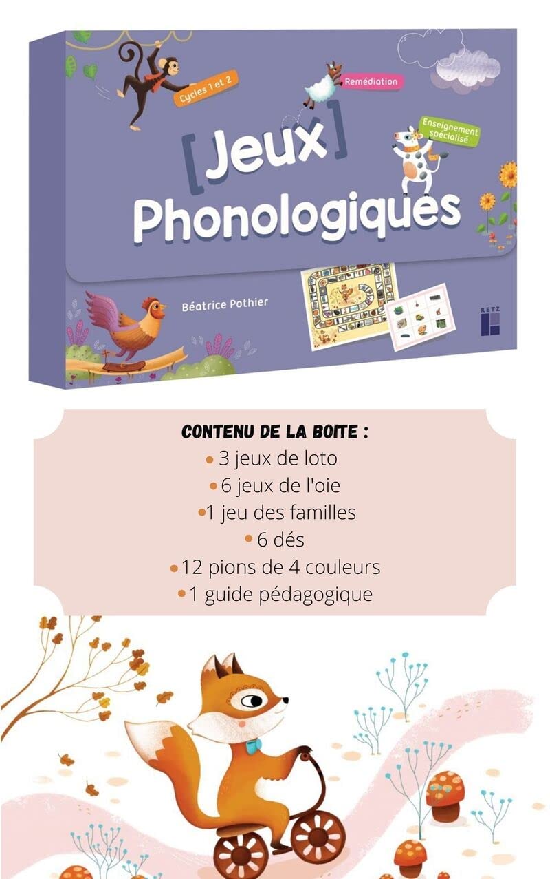 Mallette de jeux phonologiques - Cycles 1 et 2: Remédiation / Enseignement spécialisé book