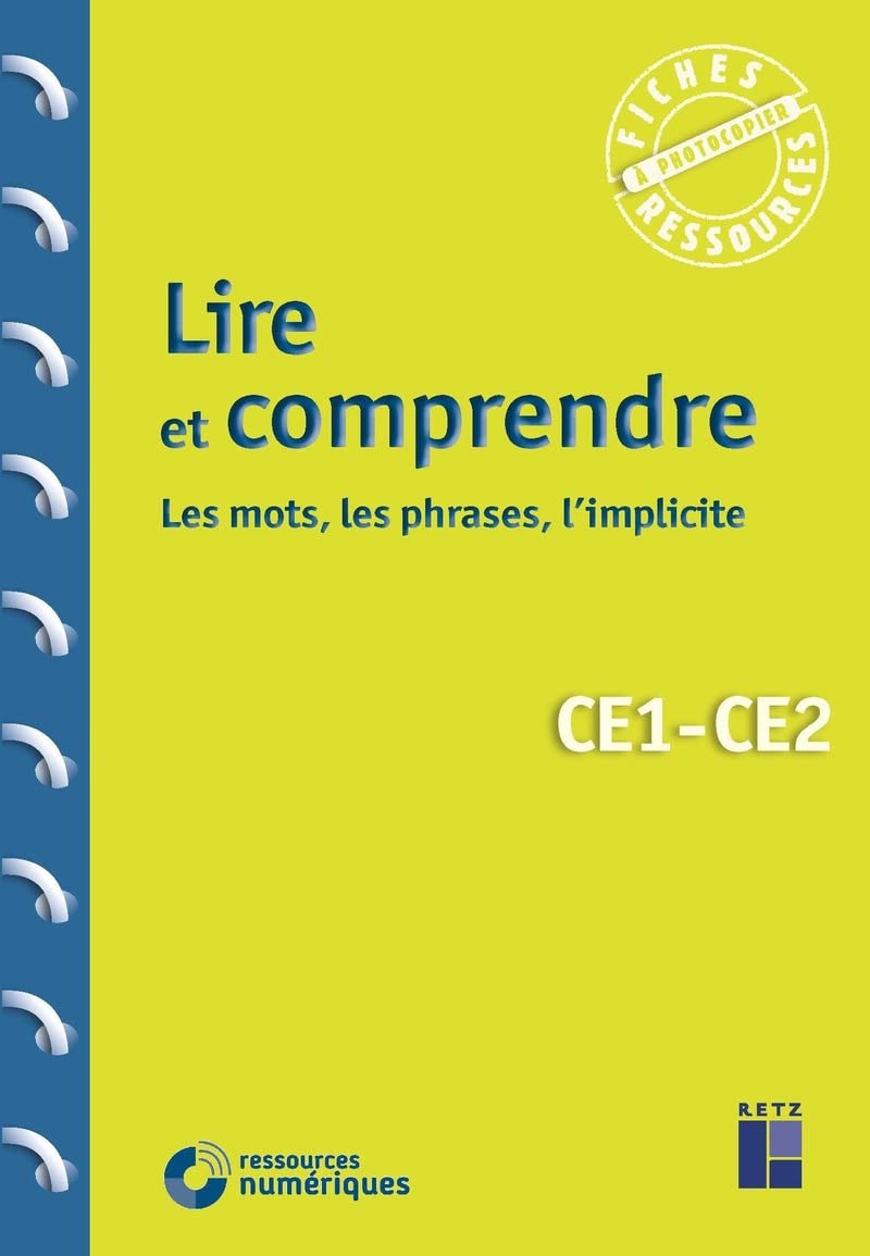 Lire et comprendre CE1 - CE2 (+ Téléchargement): Les mots, les phrases, l'implicite book