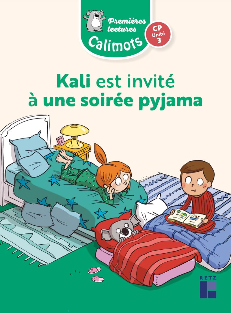 Calimots CP - Album de premières lectures Kali est invité à une soirée pyjama (unité 3) - Pack de 5 book
