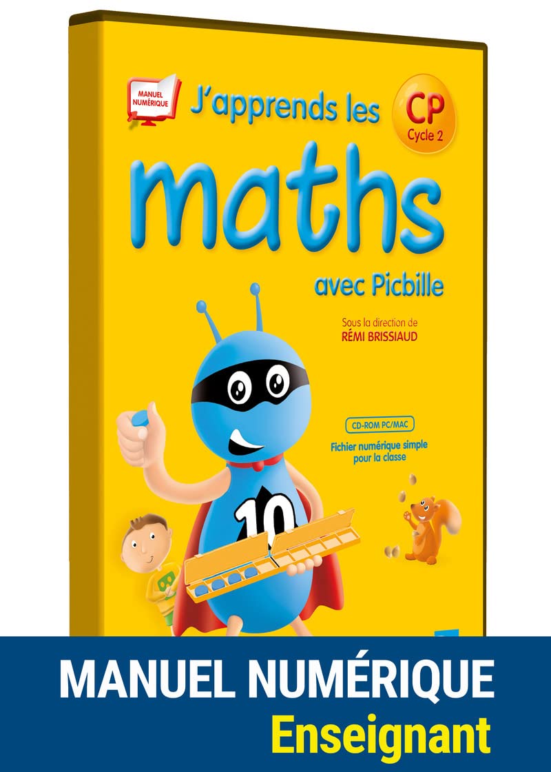 J'apprends les maths avec Picbille CP - Fichier de l'élève book