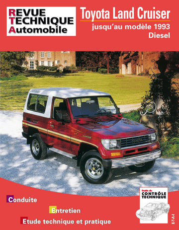 Revue technique automobile, n° 493.4. Toyota Land Cruiser LJ diesel, 85-93 Books
