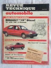 Renault 19 Diesel et Turbo Diesel - TD, GTD, TDE, Turbo D, Turbo DX, RL, RN, RT, 3 portes, 5 portes, Chamade book