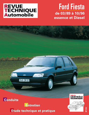 Revue technique automobile, n° 512.6. Ford Fiesta essence et diesel (89/96) book
