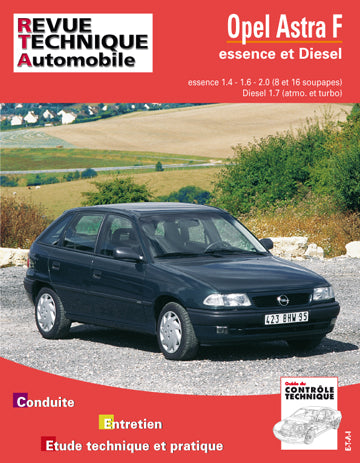 Revue technique automobile, n° 547.2. Opel Astra F essence et diesel, 92-93 book