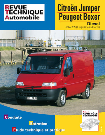Revue technique automobile, n° 583.1. Citroën Jumper/Peugeot Boxer book